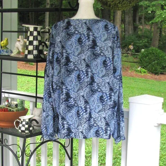 JOIE long sleeve tassel peasant top shirt blouse polyester soft luxury style - Picture 9 of 9